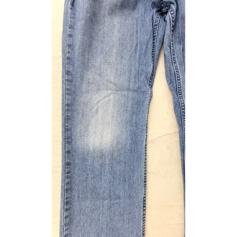 The Territory Ahead Straight Leg Jeans 34x32 Relaxed Fit Cotton Denim